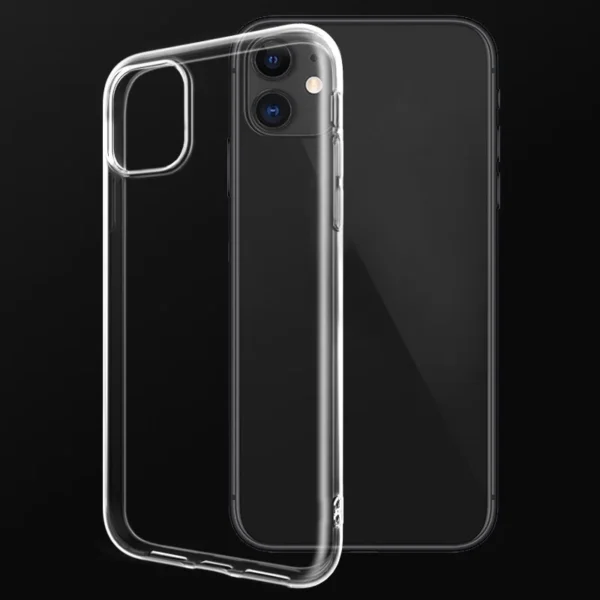 Ultra Thin Clear Silicone Case For iPhone 16 15 14 13 12 11 Pro Xs Max Mini XR X 7 8 6s Plus 6 SE 2020 2022 2016 5 5S Cover Case